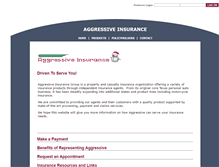 Tablet Screenshot of aggressiveusa.com